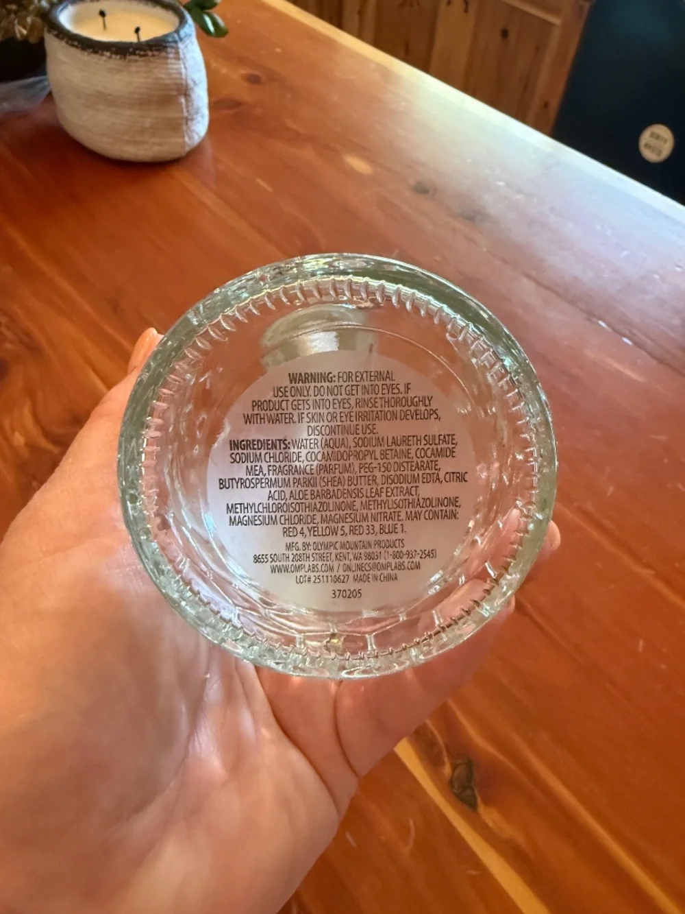 Bee honey comb glass soap lotion pump